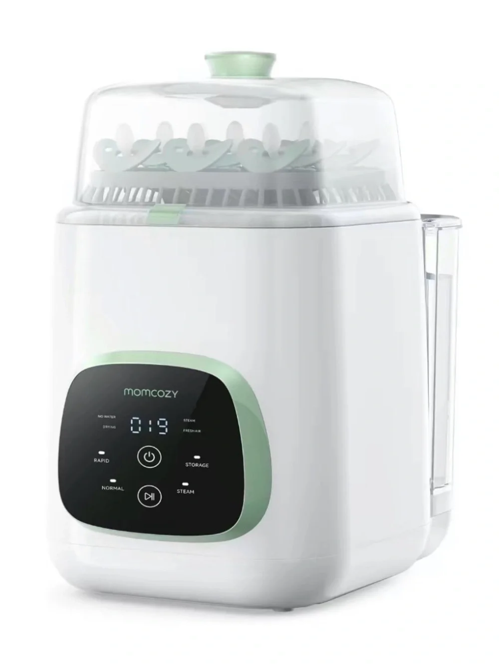 Momcozy White Baby Bottle Sterilizer & Dryer